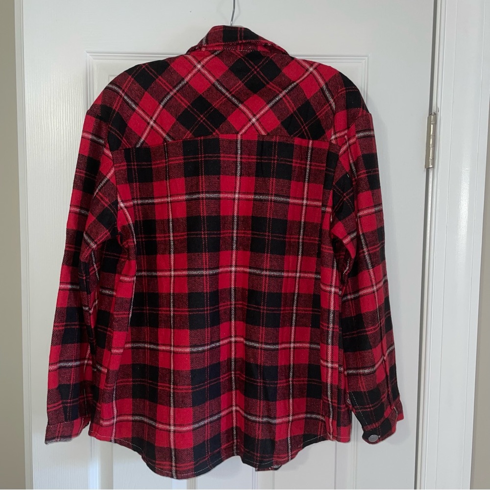 Amazon Red & Black Shacket - Picture 2 of 6